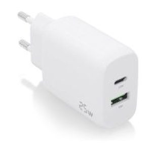 Cargador Pared AISENS USB-C USB-A 25W Blanco(A110-0758)