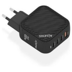 Cargador Pared AISENS 1USB-A 3USB-C (ASCH-100W4P029-BK)