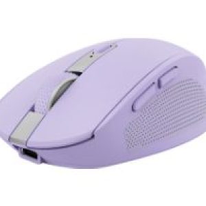 Ratón Trust Ozaa Óptico RF/Bluetooth Morado (25384)