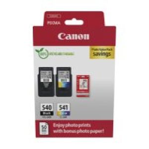 Tinta Canon PG-540/CL-541 + 50 Hojas Photo (5225B013)