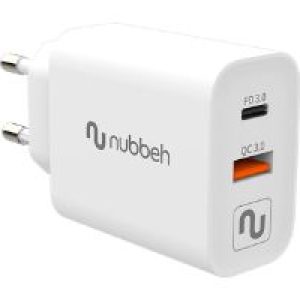 Cargador Pared NUBBEH 43W Usb-A Usb-C (NBWALLCHUSBCW43)