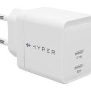 Cargador TARGUS HyperJuice 2xUSB-C 35W Blanco (HJG35EU)