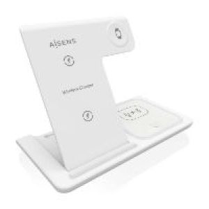 Base AISENS carga Inalámbrica 15W (ASCH-15W3WC044-W)