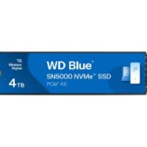 SSD WD Blue SN5000 4Tb M.2 NVMe PCIe 4.0 (WDS400T4B0E)