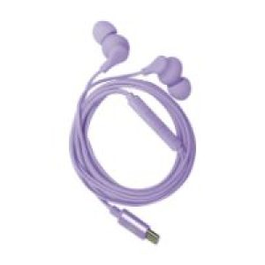 Auriculares CELLY Earphones USB-C Morado(UP1600TYPECVL)