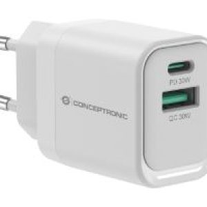 Cargador CONCEPTRONIC USB-A/C 33W PD 3.0 (ALTHEA19W33)
