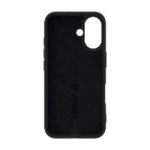 Funda CELLY Cromo iPhone 16 Negra (CROMO1078BK)