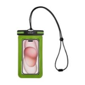 Funda Impermeable CELLY Hasta 7″ Verde (SPLASHBAG25GN)