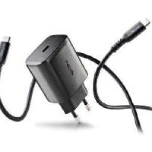 Cargador de Pared NGS GaN 45W 1xUSB-C Negro (BUD45W-C)
