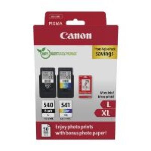 Tinta Canon PG540L/CL541XL + 50 Hojas Photo (5225B012)