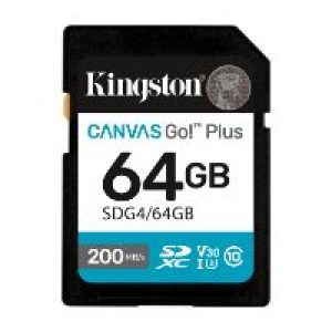 Kingston SDXC Canvas Go Plus 64Gb Gen4 (SDG4/64GB)