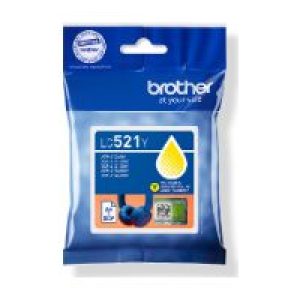 Tinta BROTHER Amarillo 500 páginas (LC521Y)