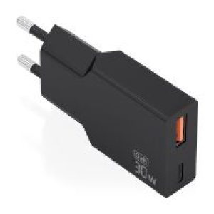 Cargador Pared AISENS GaN 30W USB-A/C Negro (A110-1005)