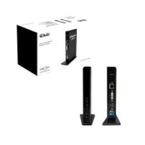 Docking Club 3D USB-A/HDMI/DVI/RJ45 Negro (CSV-3242HD)