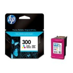 Tinta HP 300 Tricolor 165 páginas (CC643EE)