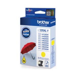 Tinta BROTHER Amarillo 1200 páginas (LC225XLYBP)