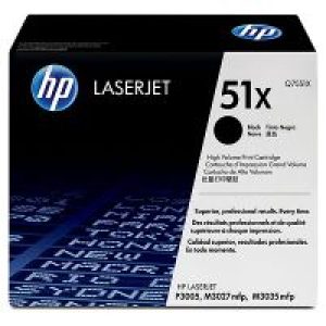 Toner HP LaserJet 51X Negro 13000 páginas (Q7551X)