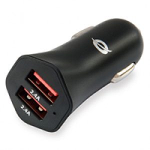 Cargador Coche CONCEPTRONIC 2Usb-A 24W (CARDEN04B)
