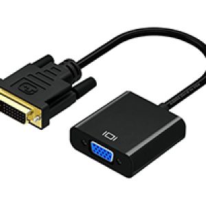 Cable AISENS DVI-D/M a VGA/H 10cm Negro (A147-0352)