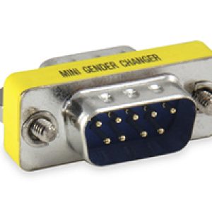 Adaptador EQUIP RS232 DB9/M a DB9/M Plata (EQ124300)