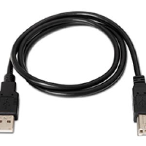 Cable AISENS USB-A/M a USB-B/M 1.8m Negro (A101-0006)