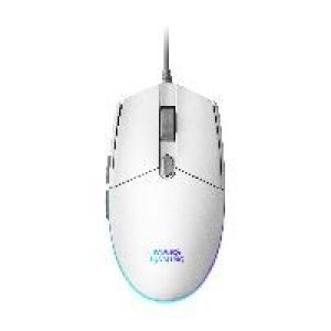 Ratón Mars Gaming Óptico RGB USB-A 3200dp Blanco (MMGW)
