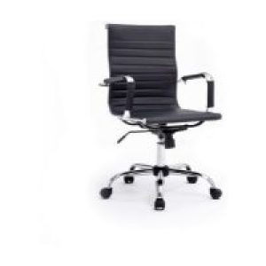Silla de Oficina EQUIP Respaldo Medio Negra (EQ651002)
