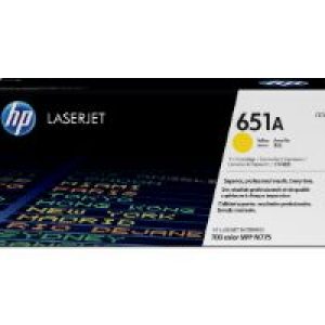 Toner HP LaserJet 651A Amarillo 16000 páginas (CE342A)
