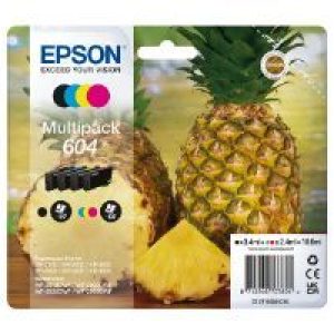 Tinta Epson 604 Pack Negro/Tricolor (C13T10G64010)