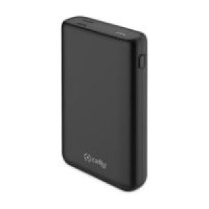 PowerBank CELLY 15000mAh mUSB USB Negro(PBPD45W15000BK)