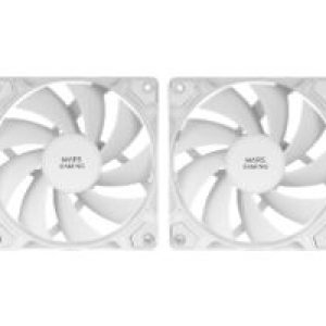Ventilador Mars Gaming MF-PROX2 Kit 2 Blanco (MFPROX2W)