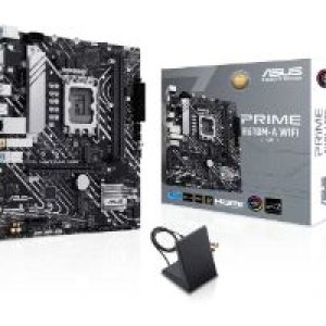 ASUS PRIME H610M-A WIFI:(1700) 2DDR5 VGA HDMI DP mATX