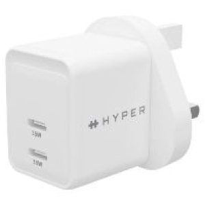 Cargador TARGUS HyperJuice 2xUSB-C 35W Blanco (HJG35UK)