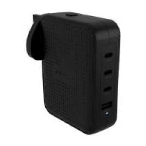 Cargador TARGUS 145W 1USB-A 3USB-C Negro (HJ1001BKWWGL)