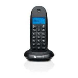 Teléfono Inalámbrico Motorola C1001CB+ LCD DECT Negro