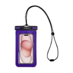 Funda Impermeable CELLY hasta 7″ Violeta(SPLASHBAG25VL)