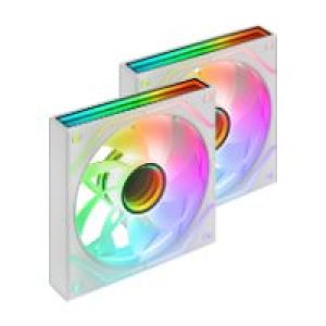 Ventilador Mars Gaming ARGB Kit 2 Blanco (MF3DPROX2RW)