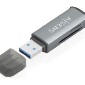Lector Tarjetas AISENS USB-A 3.0 Gris (ASCR-2A09-GR)