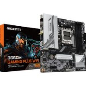 GIGABYTE B650M GAMING PLUS WIFI: (AM5) 4DDR5 HDMI mATX