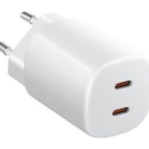 Cargador de Pared XIAOMI 45W 2xUSB-C Blanco (BHR087OEU)