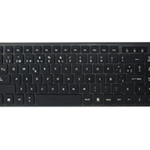 Teclado UNYKA Mini KB302 USB Negro (50542)