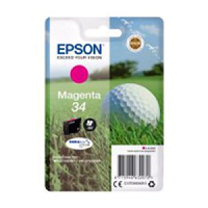 Tinta Epson 34 Magenta 4.2ml 300 páginas (C13T34634010)