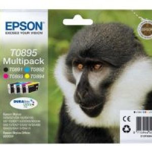 Tinta EPSON Negro/Tricolor S20 Mandril T0895