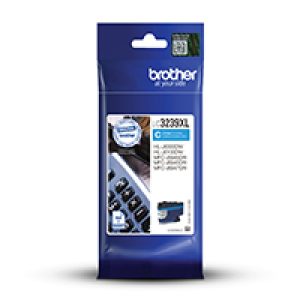 Tinta BROTHER XL Cian 5000 páginas (LC3239XLC)