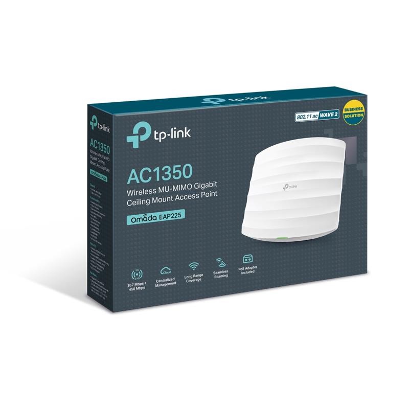 ACCESS POINT TP-LINK OMADA EAP225 AC1350 1350MBIT/S WIFI TECHO - Imagen 5