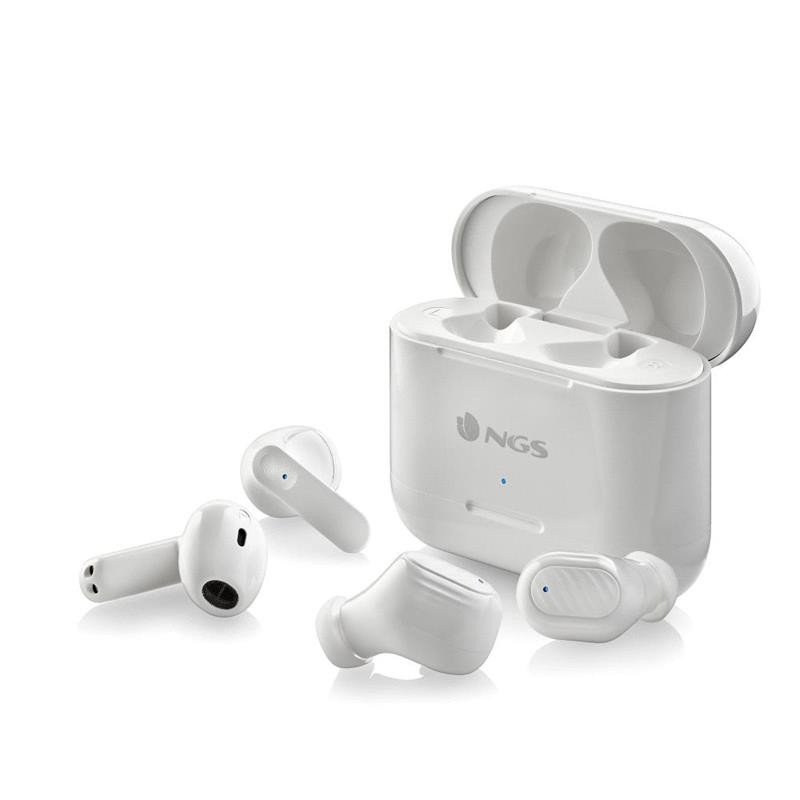 AURICULARES NGS ARTICA DUO EARPHONES BLUETOOTH WIRELESS WHITE ( PACK 2UD ) - Imagen 7