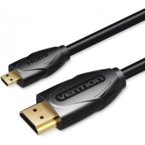 CABLE HDMI 1.4  HDMI/M – MICRO HDMI/M VENTION 1M BLACK