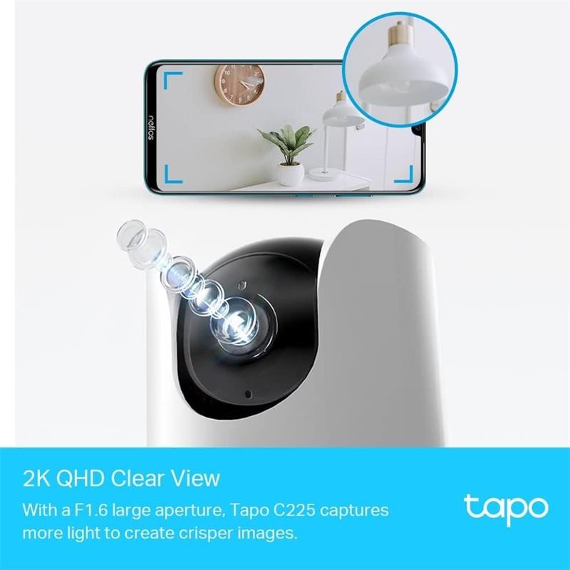 CAMARA IP TP-LINK TAPO C225 WIRELESS 2K QHD 360º MOTORIZADA - Imagen 2