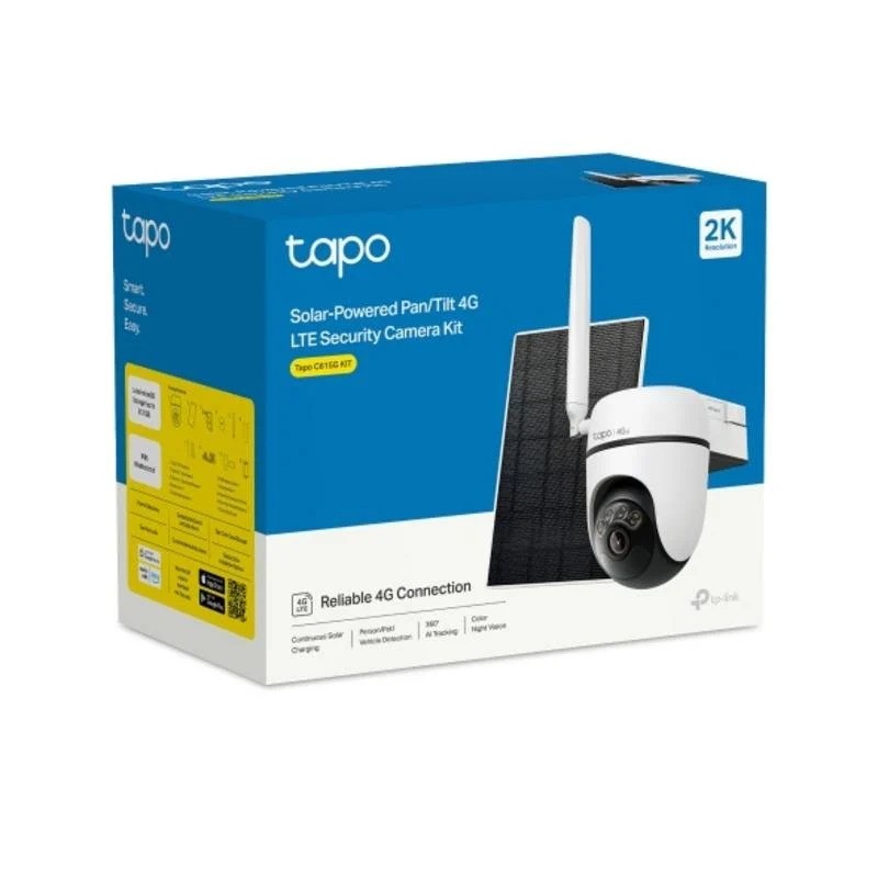 CAMARA IP TP-LINK TAPO C615G 2K QHD 4G LTE 360º EXTERIOR + PANEL SOLAR - Imagen 2