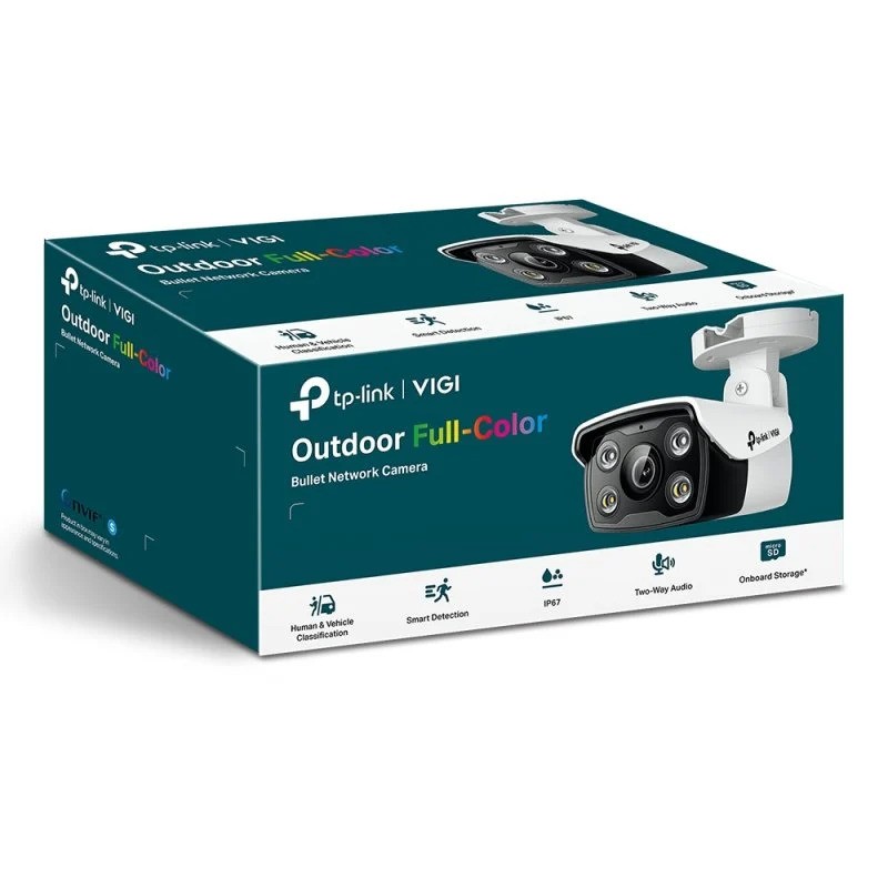 CAMARA IP TP-LINK VIGI BULLET EXTERIOR MICROSD 3MP 4MM IR 30M IP67 POE - Imagen 2
